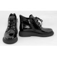 черевики Stepter 8541 black leather 